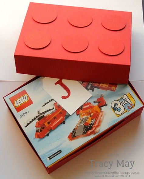 Lego Gift Wrapping Ideas, Lego Gift Box, Lego Cards, Lego Gift, Gift Box Ideas, Lego Gifts, Box Wrapping, Paper Box Template, Giveaway Gifts