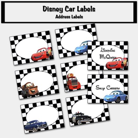 6 Images of Free Printable Disney Cars Labels Cars Printable, Flash Mcqueen, Disney Cars Party, Printable Advent Calendar, Disney Cars Birthday, Cars Birthday Party Disney, Disney Free, Cars Disney, Digital Collages