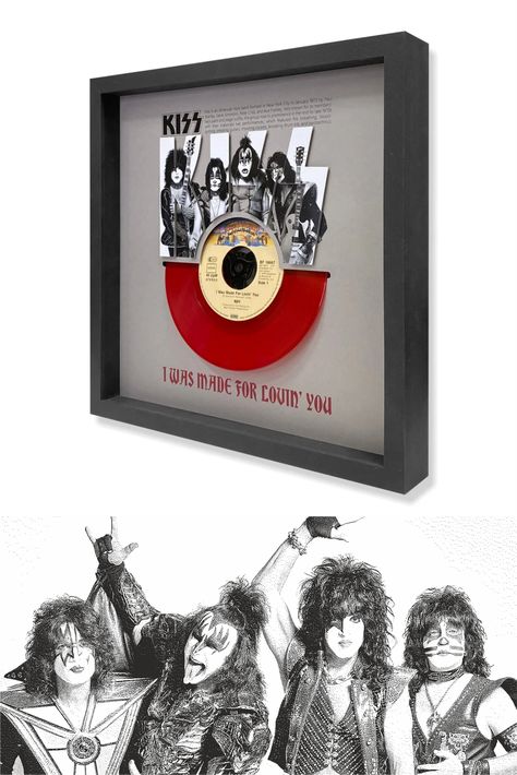 These are gift ideas, decor for your room or office. Collectible vinyl records in a frame. 3D vintage wall decoration. Framed Vinyl Records, Vinyl Station, Framed Vinyl Records Wall Art, Glass Picture Frames Diy Music, Frame Vinyl Records, Old Album Covers Vinyl Records Wall Art, Record Frame, Cassette Tape Art, Decor For Your Room