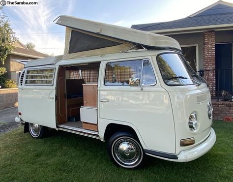 Westfalia Camper, Downey California, Wisconsin Vacation, Vw Westfalia, Vintage Vw Bus, Vw Vans, Vw Bus Camper, Bus Life, Fruity Cocktails