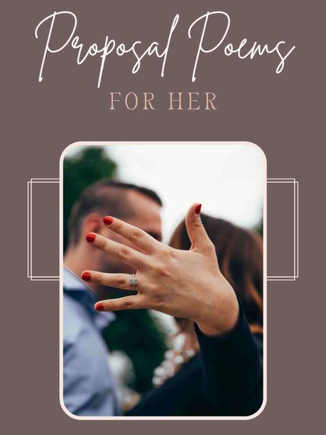 27 Marriage Proposal Poems to Make Her Swoon - aestheticpoems.com Proposal Poems, Poems About Being The Other Woman, Travel Poems, Couplet Poems Examples, Maybe Poem Wedding, Poem Wedding Reading, When I Met You, You Poem, Good Ideas