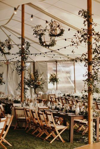 Pretty And Cheap Boho Decor For Wedding ★ cheap boho decor reception under white tent Jordan Voth String Lights Outdoor Wedding, Moderne Have, Minimalistic Wedding, Sonoma Coast, Modern Reception, Rustic Wedding Decorations, Tent Decorations, Wedding Tent, Wedding Ceremony Ideas