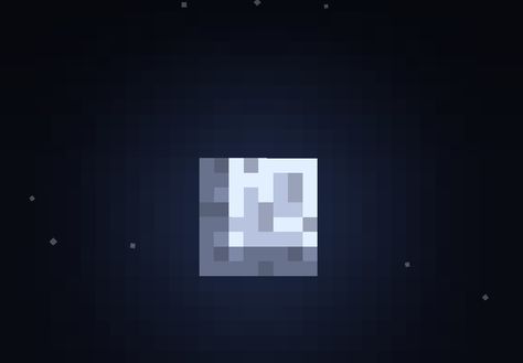 The moon... Moon In Minecraft, Moon Minecraft, Bookmark Art, Minecraft Logo, The Moon, Minecraft, Company Logo, Tech Company Logos, Moon