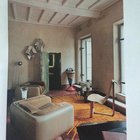 German AD, Sept. Arch. Roberto Baciocchi on Instagram: “Interior #robertobaciocchi # furniture #carpet #armchair #lamp #redfloor” Roberto Baciocchi, Red Floor, Modern Eclectic, Italian Style, Arch, Lookbook, Carpet, Furniture, On Instagram