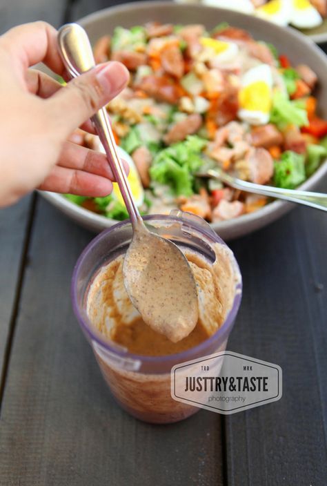 Resep Creamy Salad Dressing Resep Salad Sayur, Creamy Salad, Creamy Salad Dressing, Resep Salad, Cooking Tutorials, Super Yummy, Salad Dressing, Mayonnaise, Healthy Food