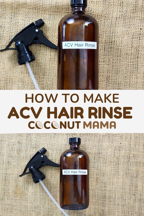 This apple cider vinegar hair rinse promotes healthy hair and is a great addition to your hair care routine. Acv Conditioner Diy, Diy Acv Hair Rinse, Wash Hair With Apple Cider Vinegar, Apple Cider Vinegar Hair Wash, Avc Hair Rinse, Diy Apple Cider Vinegar Hair Rinse, Apple Cider Vinegar Hair Rinse Recipe, Apple Vinegar For Hair, Diy Hair Rinse