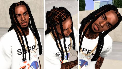 Sims 4 Cc Black Male Hair Locs, Sims 4 Cc Tattoo Male Neck, Sims 4 Male Clothes Urban, Sims 4 Cc Black Male Hair, Sims 4 Black Male Cc Clothing, Black Sims, Sims 4 Men Clothing, Sims 4 Hair Male, Sims 4 Male Clothes