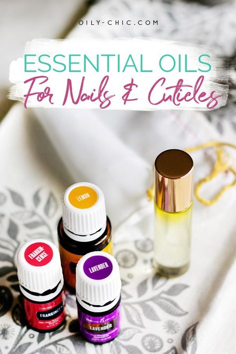 How to use essential oils for nails and cuticles in a DIY manicure and easy roller!  #essentailoils #essentailoilroller #rollerrecipe Essential Oils For Cuticles, Essential Oils For Nails And Cuticles, Essential Oil Cuticle Oil Recipe, Essential Oils For Nails, Essential Oil Diy, Manicure Steps, Essential Oil Roller Bottle Recipes, Manicure Essentials, Homemade Essential Oils