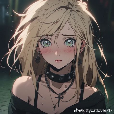 Black Hair Green Eyes Girl, Blonde Hair Characters, Blonde Green Eyes, Blonde Goth, Woman With Blue Eyes, Blonde Hair Green Eyes, Tomboy Art, Girl With Green Eyes, Blue Eyed Girls