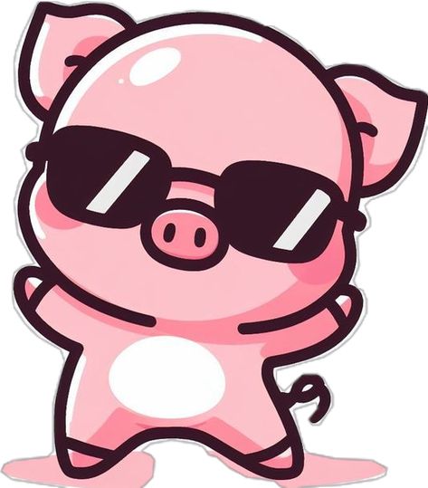 Looking for a charming logo to elevate your business? Send us a direct message with your requirements, and let's create something special together! #cute #kawaii #animal #drawing Cute Chicken Nugget Drawing, Cute Pig Drawing Kawaii, Cute Pig Drawing Easy, Cute Animal Drawings Kawaii Easy, Pig Drawing Easy, Glasses Sketch, Pig Drawing, Kawaii Pig, Animal Doodles