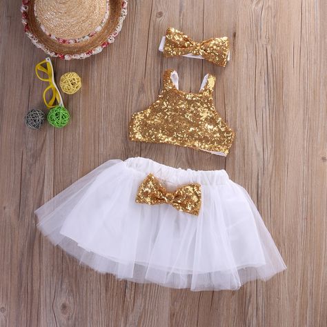 Sequins Outfit, Georgette Skirt, Tutu Skirts, Girls Tutu Dresses, Frocks For Girls, Dresses Kids Girl