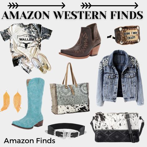 Amazon Western Finds! Western outfit | Girls night outfit | Concert outfit Ladies Western Wear Outfits, Western Wear Outfits Casual, Ladies Western Wear, Girls Night Outfit, Outfit Concert, Western Wear Outfits, Western Outfit, Western Wear For Women, Found On Amazon