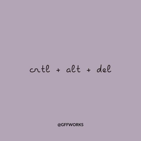 I don't know who needs to read this but the hardship that you are experiencing now is not permanent. Conquer these challenges by trying the CONTROL-ALT-DELETE technique. CONTROL yourself Find ALTERNATIVE solutions DELETE negativity Double tap if you needed this reminder! Control Alt Delete Quotes, Breakdown Quotes, Control Alt Delete, Delete Quotes, Control Yourself, Control Quotes, Double Tap, I Don't Know, To Read