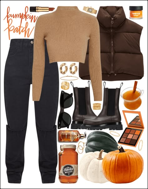 October Clothes Outfit, Pumpkin Patch Outfit Women Cold Weather, Cute Pumpkin Picking Outfits, Pumpkin Patch Outfit Women Fall, Pumpkin Spice Outfit, Fall Outfit Board, October Outfits Halloween, Cute October Outfits, October Outfits Aesthetic