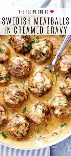 Meatballs With Heavy Cream, Swedish Meatballs No Sour Cream, Swedish Meatballs With Heavy Cream, Baked Swedish Meatballs Oven, Swedish Meatballs Sauce Gravy Sour Cream, Costco Meatball Recipes Dinners, What To Make With Meatballs Dinners, Heavy Cream Dinner Recipes, Things To Make With Heavy Cream