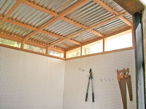 shed Shed Design Ideas, Diy Storage Shed, Corrugated Metal Roof, Studio Shed, Modern Shed, Backyard Studio, Modern Garage, Storage Shed Plans, Backyard Sheds