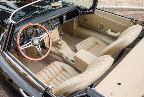 Automotive Upholstery, Jaguar Car, Classic Motors, Jaguar E, Jaguar E Type, E Type, Classic Cars Online, Car Collection, Chevrolet Corvette