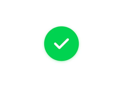 Check animation by Anthony Fessy on Dribbble Success Gif Animation, Check Mark Gif, Success Animation, Google Animation, Coding Images, Car Animation, Motion Graphs, Check Mark, Ui Animation