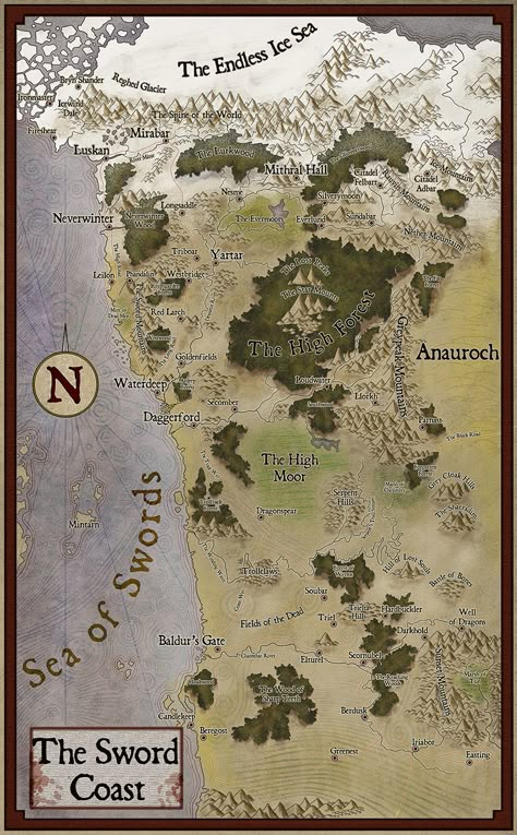 Cartography Map, Fantasy City Map, Middle Earth Map, Fantasy Map Making, Dnd World Map, Dnd World, Fantasy World Map, Dungeon Master's Guide, Tabletop Rpg Maps