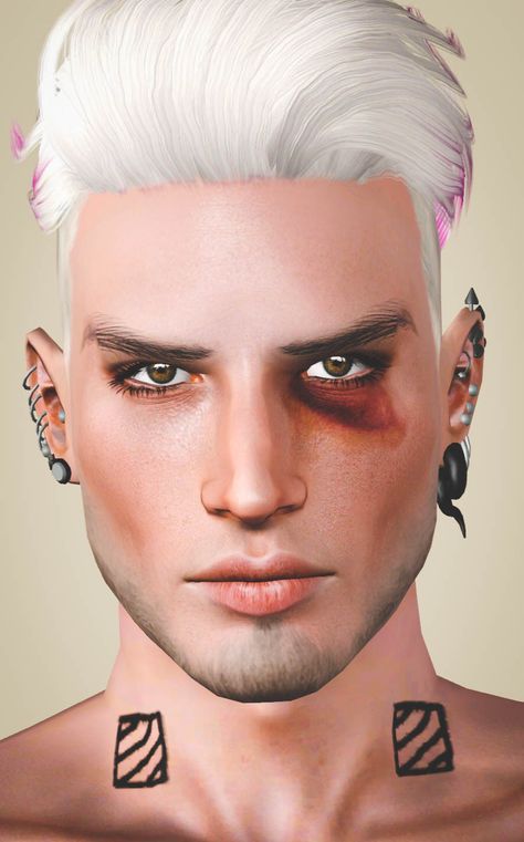 Sims 4 Black Eyes Cc, Eye Eyeliner, Sims 3 Cc Finds, Sims4 Clothes, The Sims 3, Face Painting Halloween, Sims 4 Game, Cc Finds, Sims Mods