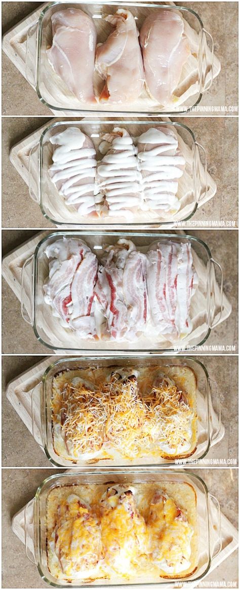 This is SO delicious! My husband wants me to make it once a week! Bacon Ranch Chicken Bake by thepinningmama.com Ranch Chicken Bake, Bacon Ranch Chicken, Baked Ranch Chicken, Chicken Bake, Chicken Bacon Ranch, Ranch Chicken, Bacon Ranch, Think Food, Idee Pasto Sano