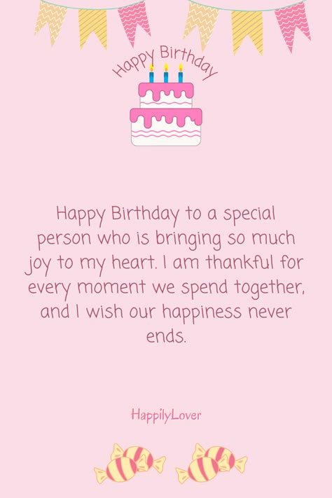 Birthday Wish For Girlfriend Romantic, Birthday Greetings For Girlfriend, Happy Birthday Wishes For Girlfriend, Simple Birthday Message, Happy Birthday Wishes For Her, Birthday Message For Boyfriend, Happy Birthday Girlfriend, Birthday Wishes For Love, Birthday Wishes Girl