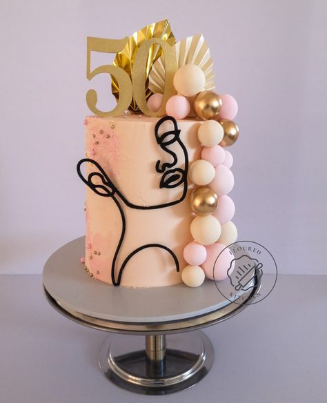 Peach faceline cake with gold balls and gold palm leaves Peach And Gold Cake, Cake With Gold Balls, Gold Palm Leaves, Cake With Gold, Gold Cake, Palm Leaves, Cake Ideas, Birthday Cake, Collage