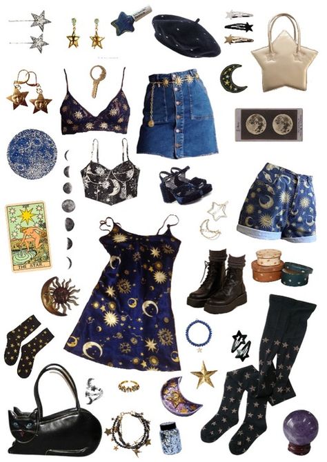 The Night Sky Outfit | ShopLook Outerspace Theme Outfits, Astrocore Aesthetic Outfits, Night Sky Outfit, Nightcore Outfits, Astronomy Outfit, Spacecore Fashion, Spacecore Outfits, Space Aesthetic Outfit, Space Themed Outfits