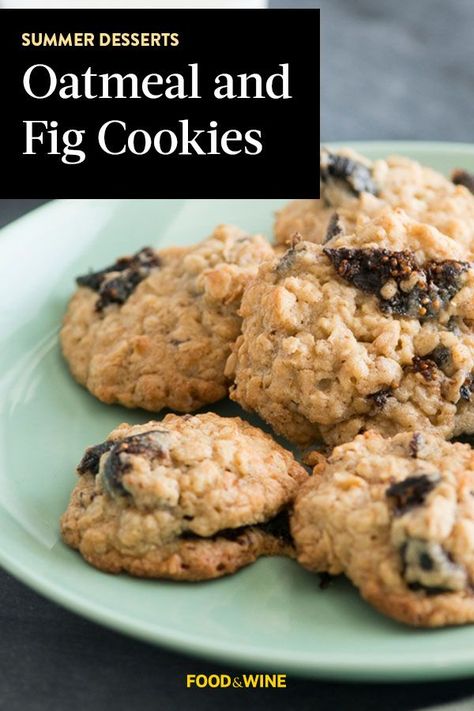 Fresh Fig Oatmeal Cookies, Recipes For Dried Figs, Cooking With Dried Figs, Fig And Walnut Cookies, Oatmeal Fig Cookies, Dried Fig Recipes Dessert, Fig Pieces Recipes, Fig Recipes Dried, Dry Fig Recipes