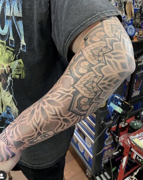 Greek Pattern Tattoo Sleeve, Elbow To Forearm Tattoo, Mandala Arm Tattoo Men, Mandala Sleeve Tattoo Men, Men’s Elbow Tattoo Ideas, Elbow Tattoo Ideas For Men, Mandala Tattoo Sleeve For Men, Men Mandala Tattoo, Men Elbow Tattoo