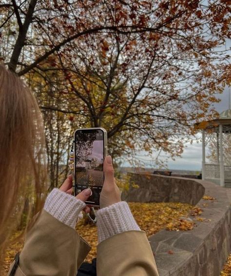 ~Autumn aesthetic Take A Photo, A Tree, A Photo, Take A, Trees