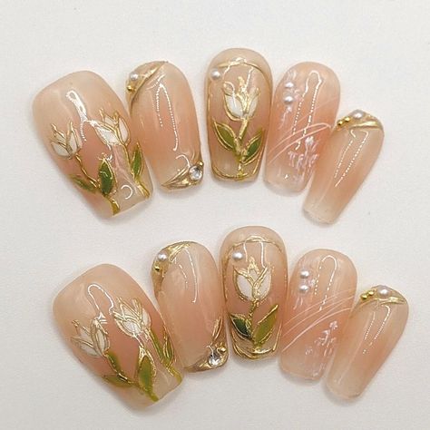 Pretty Gel Nails, Really Cute Nails, Elegant Nails, Prom Nails, Manicure Y Pedicure, Manicure Set, Dream Nails, Funky Nails, Cute Nail Designs