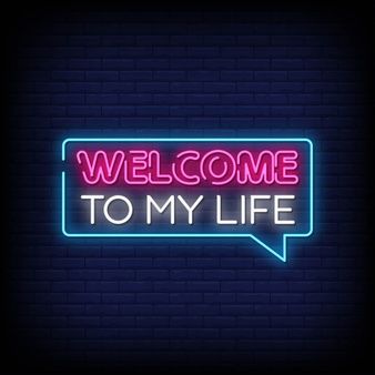 Premium Vector | Day dreamer neon signs style text Welcome To My Life, Neon Text, Neon Signs Quotes, Light Words, Neon Quotes, Butterfly Art Painting, Day Dreamer, Happy Birthday Quotes For Friends, Open Signs