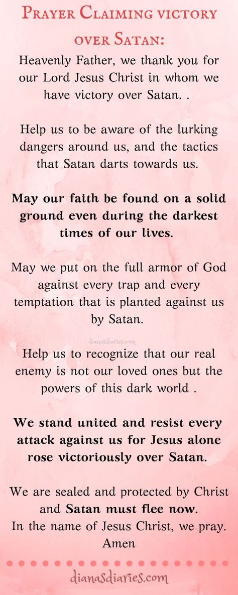 Prayer Against The Enemy, Deliverance Prayers, In The Name Of Jesus, Spiritual Warfare Prayers, The Power Of Prayer, Everyday Prayers, Powerful Prayers, Names Of Jesus Christ, Miracle Prayer