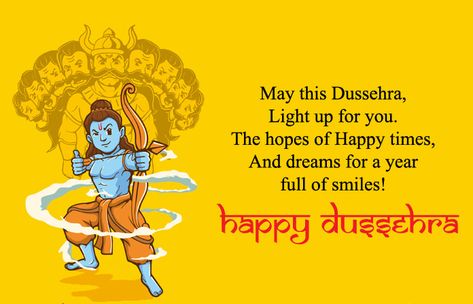 Wishing u a Very Happy Dussehra & Vijayadashmi Dussehra Decoration, Dussehra Status, Navratri Celebration, Navratri Greetings, Dasara Wishes, Dussehra Wishes, Dussehra Greetings, Happy Dusshera, Dussehra Images