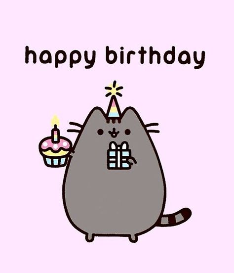 Theresa on Instagram: “Happy Birthday 🎂 to me. Tomorrow is my birthday 🎉 Wouldn't it be awesome Pusheen actually brings me a cupcake #pusheenlove #adorable #cat…” Pusheen Birthday, Pusheen Love, Tomorrow Is My Birthday, Happy Birthday Cat, Pusheen Cute, Funny Texts From Parents, Pusheen The Cat, Birthday Cat, Happy Birthday Wallpaper