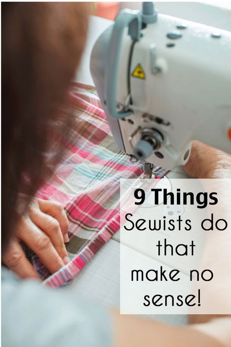 9 Things Sewists Do That No One Understands - Melly Sews Sewing Quotes Funny, Quilting Humor, Sewing Humor, Melly Sews, Sewing 101, Funny Post, Techniques Couture, Quilting Tips, Sewing Projects For Beginners