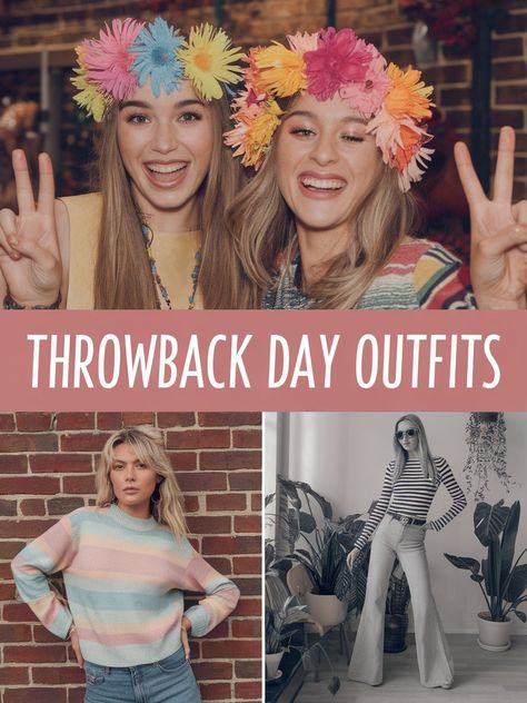 90’s Outfits for Spirit Week to Rock This Year Hippie Dress Up Day School, Hippie Dress Up Day, 2000s Hip Hop Fashion Women, Throwback Day Outfits, Thursday Outfit Ideas, Ideas For Spirit Week, Hip Hop Fashion Women, Throwback Thursday Outfits, 2000s Hip Hop Fashion