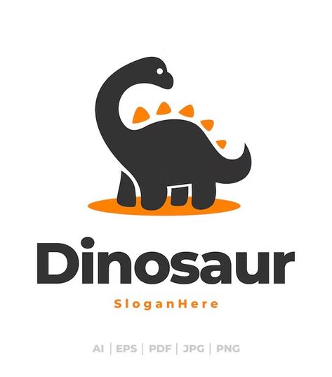 Dinosaur Logo Template AI, EPS Dinosaur Logo, Logo Feminine, Logo Mascot, Logo Minimal, Creative Logo Design, Logo Typography, Flat Logo, Logo Luxury, Simple Icon