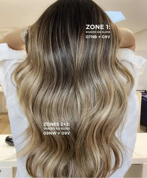 Redken Toner, Blonde Toner, Blonde Highlights On Dark Hair, Redken Hair Color, Redken Hair Products, Redken Shades, Hair Toner, Hair Color Formulas, Redken Shades Eq