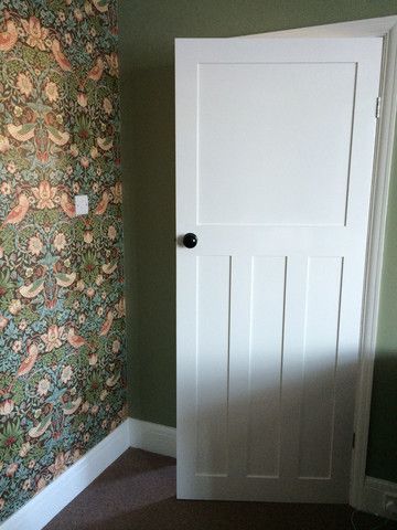 What's so special about this door? Read our Shaker Doors blog to find out!  http://www.shakerdoors.co.uk/blogs/shakerdoors/16792496-back-in-time-to-the-1930s Internal Doors Handles, 1930s Interior Doors, Shakers Doors, 1930s Doors Internal, 1930 Internal Doors, 1930’s Interior Doors, 1930s Internal Doors, 1930s Doors, Replacement Kitchen Doors