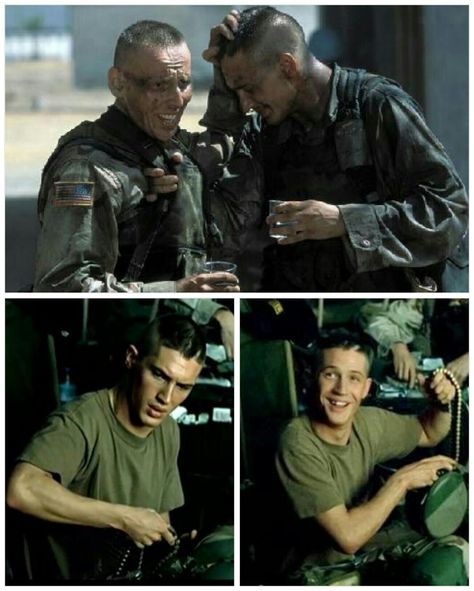 I❤this scene at the end & all the scenes between Tom 'Twombly' & Ewen Bremner 'Nelson' in the All-Star cast filled film 'Black Hawk Down' from Sir Ridley Scott. OMG, the cast in this movie!!! Its astounding how many huge hollywood Mega-Stars were in this film! Many already well-known at the time but also filled with so many of today's Top A-Listers- Genius! Hartnett, Bloom, Sizemore, Bana, McGregor, Piven, Shepard, Fitchner, Coates, Dancy, Coster-Waldau, Burrell & it goes on & on... Ewen Bremner, Black Hawk Down, Mega Star, Ridley Scott, Black Hawk, Star Cast, It Goes On, Tom Hardy, The Cast