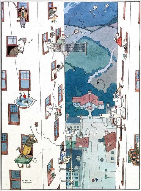 Heath Robinson, Art Calendar, Public House, Calendar 2024, Art And Illustration, Fantastic Art, Wall Calendar, 그림 그리기, Vintage Illustration