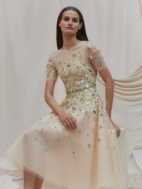 Resort Couture, Pamela Rolland, Couture Dresses Short, Coktail Dress, Shining Dress, Resort 2024 Collection, Runway Gowns, Trending 2024, Pamella Roland