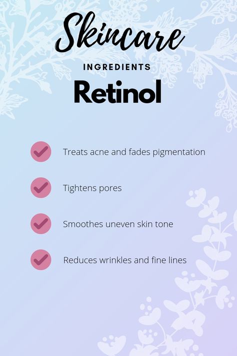 Retinol Benefits Skin Care, Retinol Benefits, Skin Lightening Diy, Skincare Content, Medical Esthetician, Skincare Facts, Beauty Skin Quotes, Facial Therapy, Skin Care Ingredients