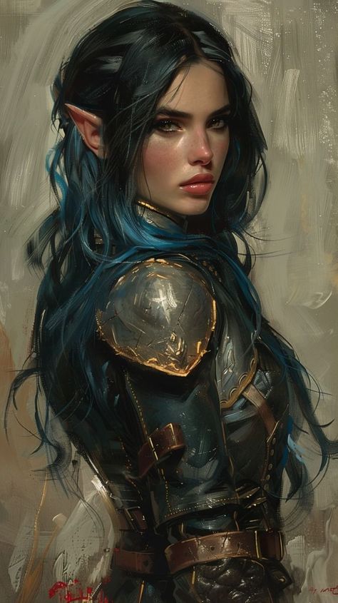 Elven Woman, Female Elf, Female Character Concept, Fantasy Portraits, Fantasy Hair, Fantasy Images, Fantasy Setting, Game Concept Art, Fantasy Novel