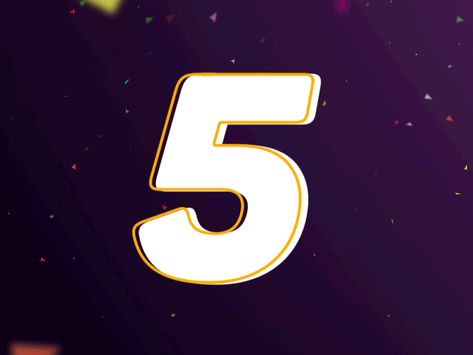 Countdown for a kids app  Design by my dear friend Orlando García : https://dribbble.com/orlandojaviergp  Animation : Myself Countdown Motion Graphics, Animated Countdown, Countdown Animation, Countdown Gif, Countdown Video, Iron Man Hd Wallpaper, Sports Numbers, Gif Png, Logo Quiz