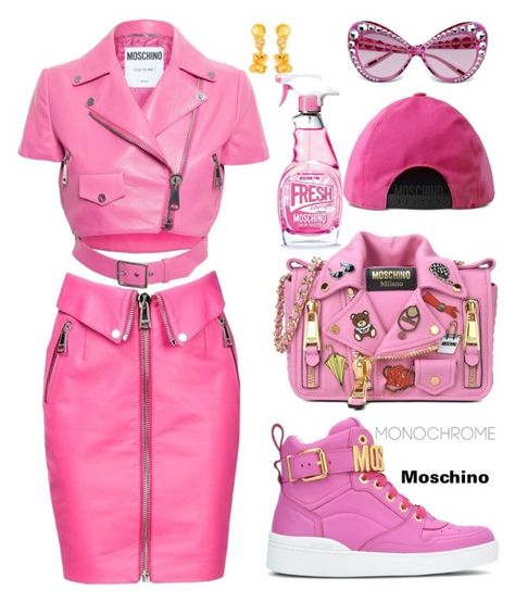 Designer Clothes, Shoes & Bags for Women | SSENSE | Clothes design, Club outfits, Women Moschino Aesthetic, Combyne Outfit, Moschino Outfit, Moschino Clothes, Club Clothes, Design Club, Baddie Fits, Y2k Pink, Dream Style