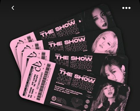 Blackpink Ticket Concert, Blackpink Concert, Album Design, Concert Tickets, Vision Board, Graphic Design, Concert, Quick Saves, Design