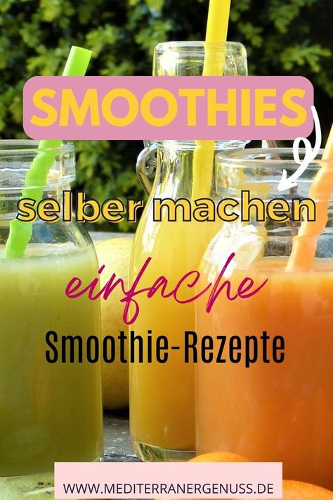 auf dem Bild sieht man verschiedene Smoothies in verschiedenen Farben Smoothie Shakes, Protein Smoothie, Smoothie, Dessert, Drinks, Quick Saves